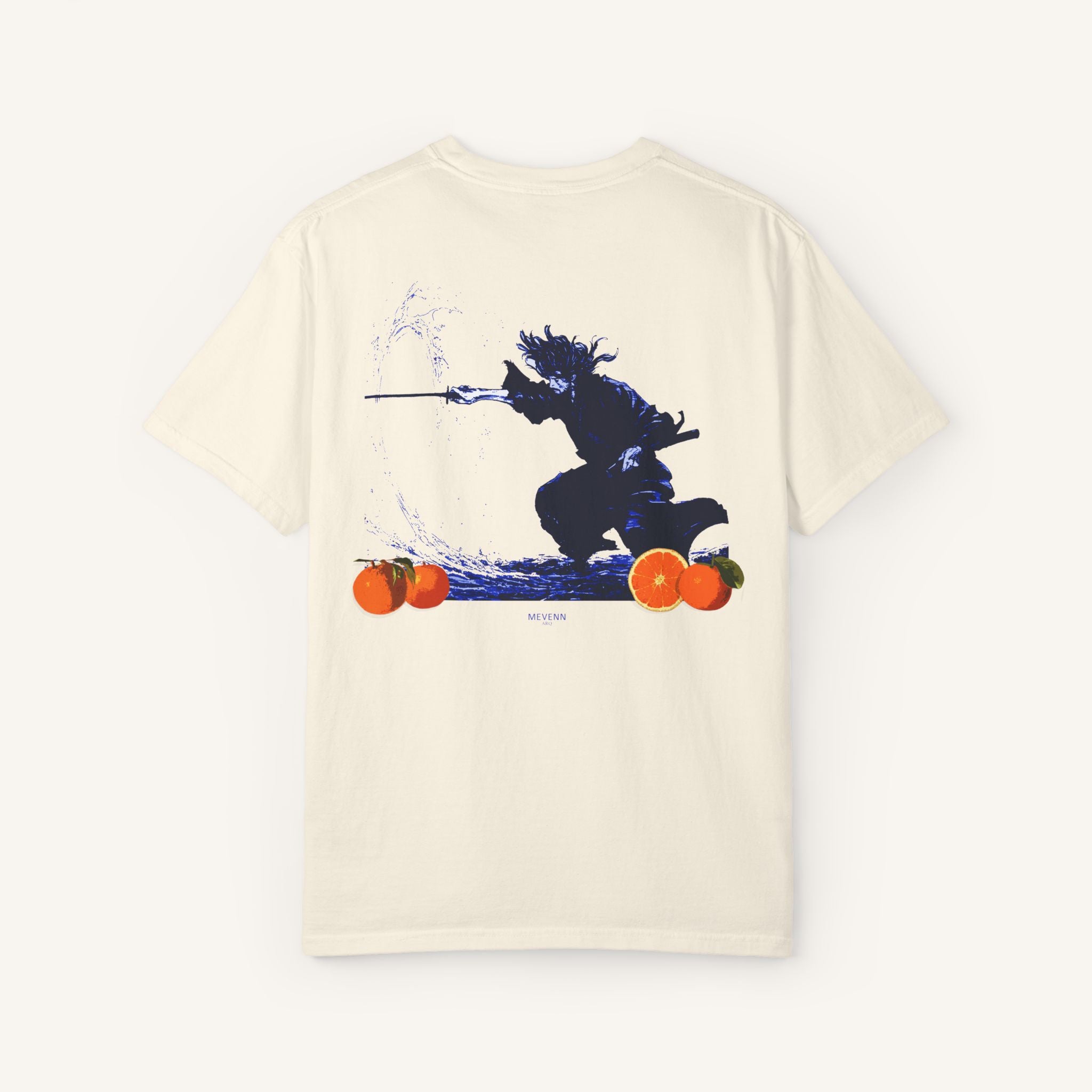 Camiseta de verano naranja Musashi Miyamoto