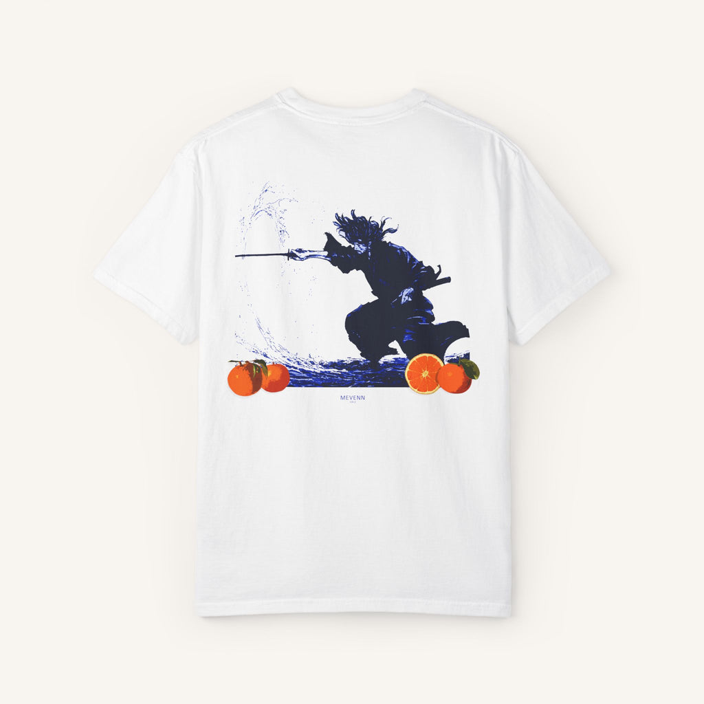 Camiseta de verano naranja Musashi Miyamoto